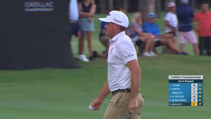 Keegan Bradley | Round 1 | 18th hole | Shot 4 | 2026 Cadillac