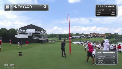 Nick Taylor | Round 1 | 15th hole | Shot 1 | 2025 TOUR Championship