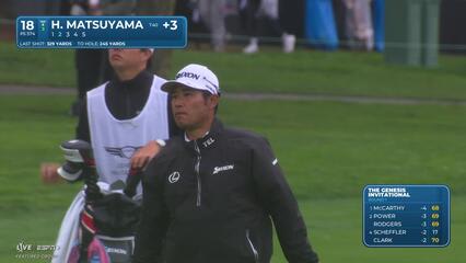 Hideki Matsuyama | Round 1 | 18th hole | Shot 2 | 2025 Genesis