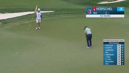 Billy Horschel | Round 3 | 16th hole | Shot 4 | 2026 ONEflight Myrtle