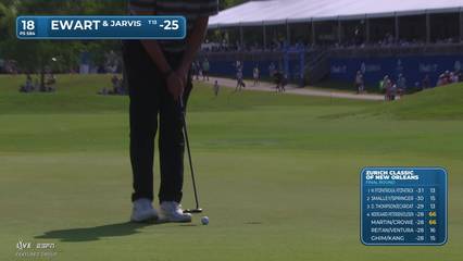 Casey Jarvis | Round 4 | 18th hole | Shot 7 | 2026 Zurich Classic