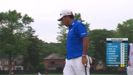 Hideki Matsuyama | Round 1 | 16th hole | Shot 3 | 2025 Rocket Classic
