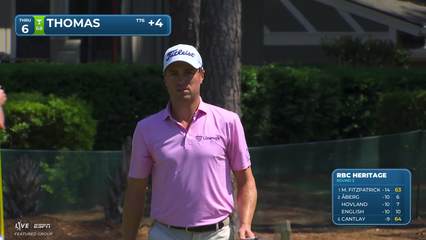 Justin Thomas | Round 2 | 6th hole | Shot 4 | 2026 RBC Heritage