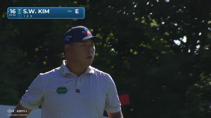 Si Woo Kim | Round 1 | 16th hole | Shot 1 | 2025 John Deere