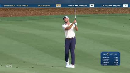 Sam Burns | Round 1 | 18th hole | Shot 3 | 2026 THE PLAYERS