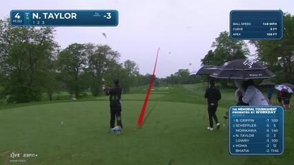 Nick Taylor | Round 2 | 4th hole | Shot 1 | 2025 the Memorial