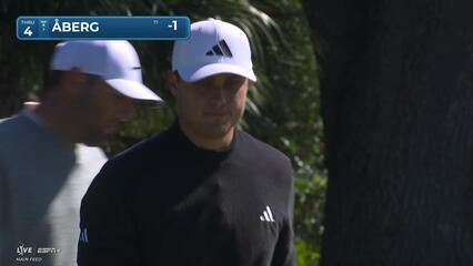 Ludvig Åberg | Round 1 | 4th hole | Shot 4 | 2025 Arnold Palmer