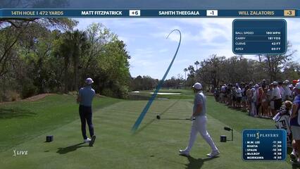 Will Zalatoris | Round 2 | 14th hole | Shot 1 | 2025 THE PLAYERS