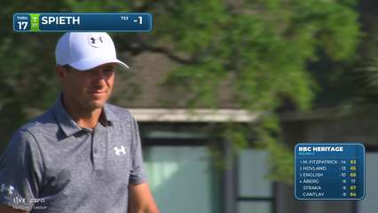 Jordan Spieth | Round 2 | 17th hole | Shot 3 | 2026 RBC Heritage