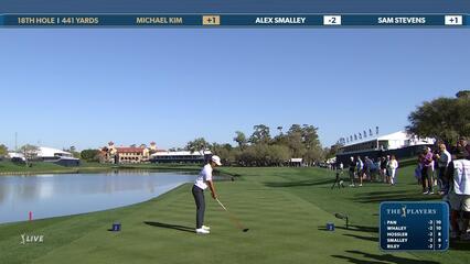 Michael Kim | Round 1 | 18th hole | Shot 1 | 2025 THE PLAYERS