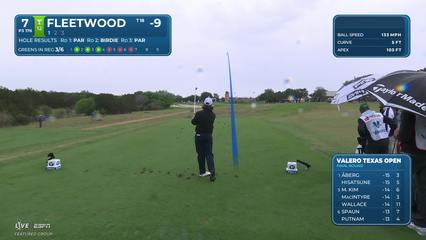Tommy Fleetwood | Round 4 | 7th hole | Shot 1 | 2026 Valero
