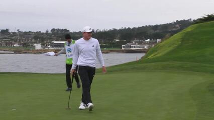 Nick Dunlap | Round 2 | 7th hole | Shot 3 | 2025 AT&T Pebble Beach