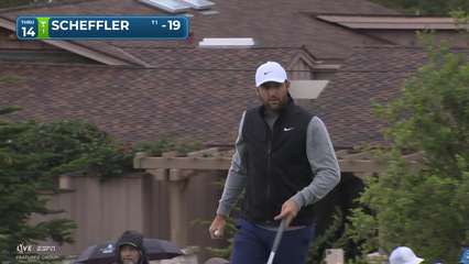 Scottie Scheffler | Round 4 | 14th hole | Shot 4 | 2026 AT&T Pebble Beach