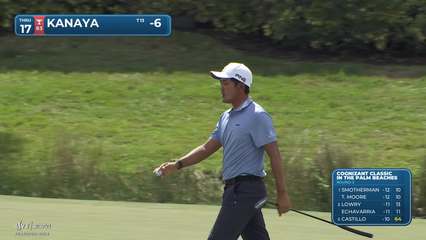 Takumi Kanaya | Round 3 | 17th hole | Shot 3 | 2026 Cognizant Classic