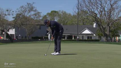 Keegan Bradley | Round 1 | 10th hole | Shot 4 | 2025 Arnold Palmer