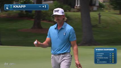 Jake Knapp | Round 1 | 4th hole | Shot 4 | 2025 Wyndham