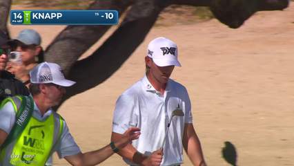 Jake Knapp | Round 3 | 14th hole | Shot 2 | 2026 WM Phoenix Open