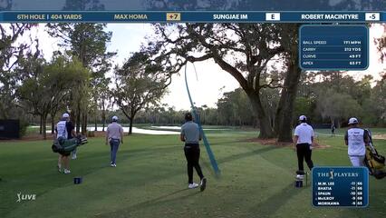 Max Homa | Round 2 | 6th hole | Shot 1 | 2025 THE PLAYERS