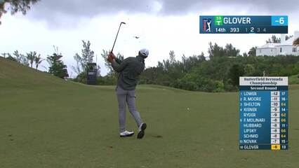 Lucas Glover | Round 2 | 14th hole | Shot 2 | 2024 Butterfield Bermuda