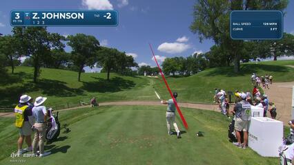 Zach Johnson | Round 1 | 3rd hole | Shot 1 | 2025 John Deere