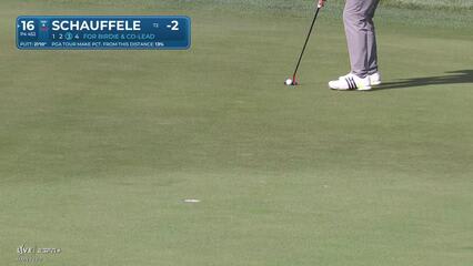 Xander Schauffele | Round 1 | 16th hole | Shot 4 | 2025 Valspar
