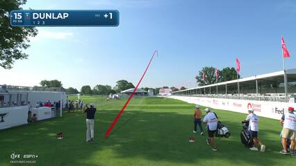 Nick Dunlap | Round 1 | 15th hole | Shot 1 | 2025 Rocket Classic