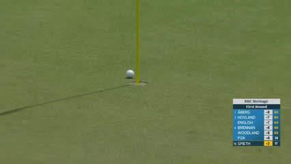 Jordan Spieth | Round 1 | 18th hole | Shot 3 | 2026 RBC Heritage