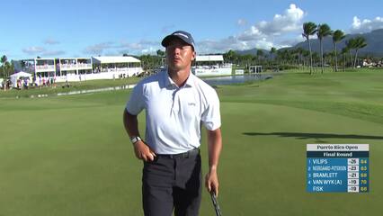 Karl Vilips | Round 4 | 18th hole | Shot 3 | 2025 Puerto Rico