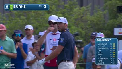 Sam Burns | Round 2 | 9th hole | Shot 1 | 2026 Texas Children's