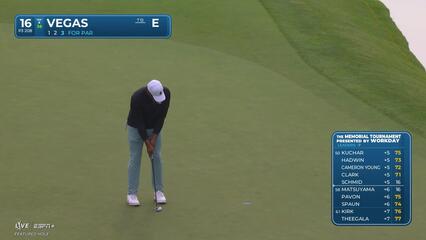 Jhonattan Vegas | Round 2 | 16th hole | Shot 3 | 2025 the Memorial