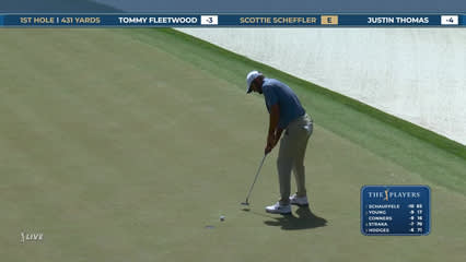 Scottie Scheffler | Round 2 | 1st hole | Shot 4 | 2026 THE PLAYERS