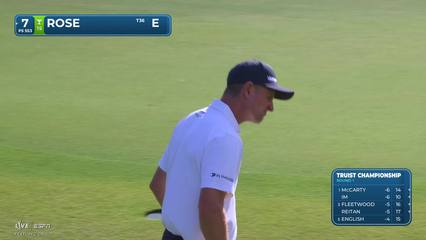 Justin Rose | Round 1 | 7th hole | Shot 3 | 2026 Truist Championship