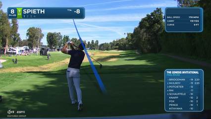 Jordan Spieth | Round 4 | 8th hole | Shot 1 | 2026 The Genesis