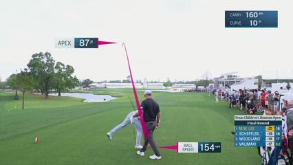 Min Woo Lee | Round 4 | 17th hole | Shot 1 | 2025 Houston Open