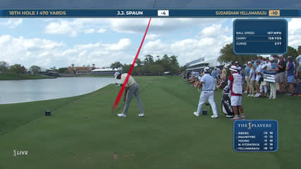 Sudarshan Yellamaraju | Round 4 | 18th hole | Shot 1 | 2026 THE PLAYERS