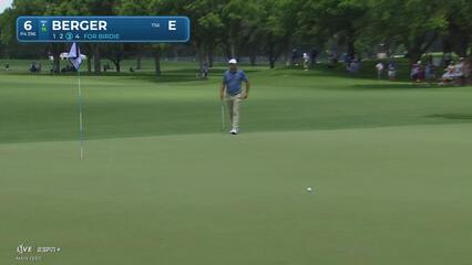 Daniel Berger | Round 1 | 6th hole | Shot 4 | 2025 Charles Schwab