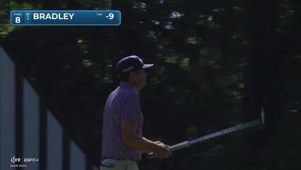 Keegan Bradley | Round 4 | 8th hole | Shot 4 | 2025 Rocket Classic