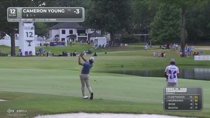 Cameron Young | Round 2 | 12th hole | Shot 2 | 2025 FedEx St. Jude