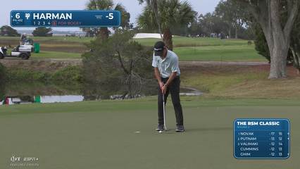 Brian Harman | Round 2 | 6th hole | Shot 6 | 2025 The RSM Classic