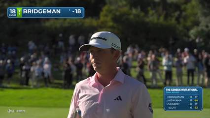 Jacob Bridgeman | Round 4 | 18th hole | Shot 2 | 2026 The Genesis