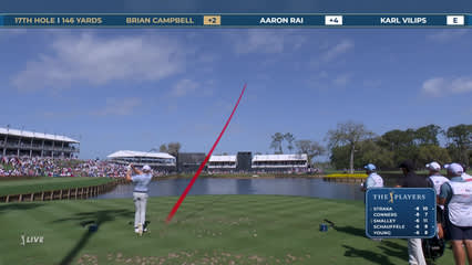Brian Campbell | Round 2 | 17th hole | Shot 1 | 2026 THE PLAYERS