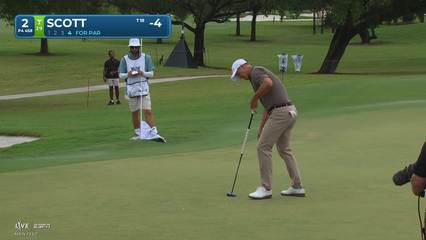 Adam Scott | Round 4 | 2nd hole | Shot 4 | 2026 Cadillac