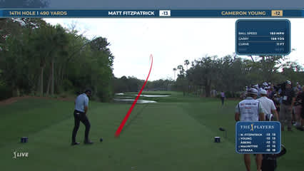 Cameron Young | Round 4 | 14th hole | Shot 1 | 2026 THE PLAYERS