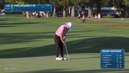 Joe Highsmith | Round 2 | 18th hole | Shot 5 | 2025 Procore