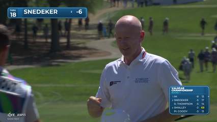 Brandt Snedeker | Round 1 | 18th hole | Shot 3 | 2026 Valspar
