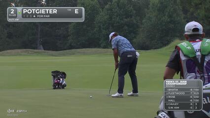 Aldrich Potgieter | Round 2 | 2nd hole | Shot 5 | 2025 FedEx St. Jude