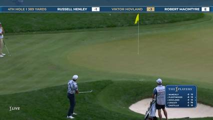 Viktor Hovland | Round 1 | 4th hole | Shot 3 | 2026 THE PLAYERS
