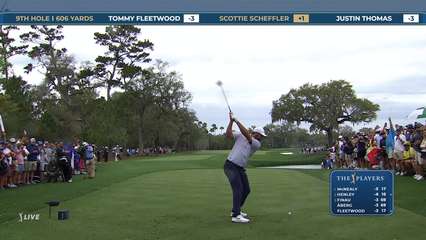 Scottie Scheffler | Round 1 | 9th hole | Shot 1 | 2026 THE PLAYERS
