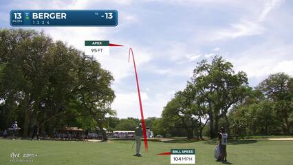 Daniel Berger | Round 4 | 13th hole | Shot 2 | 2025 RBC Heritage
