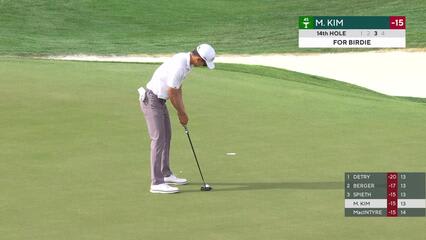 Michael Kim | Round 4 | 14th hole | Shot 3 | 2025 WM Phoenix Open